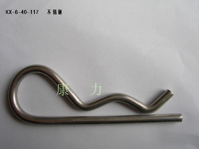 Stainless steel B-type bayonet R-shaped pin wire 5-6mm spring bayonet stainless steel hairpin pin 6*40*117