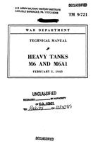TM9-721] American M6 M6A1 tank technical description (digital version)