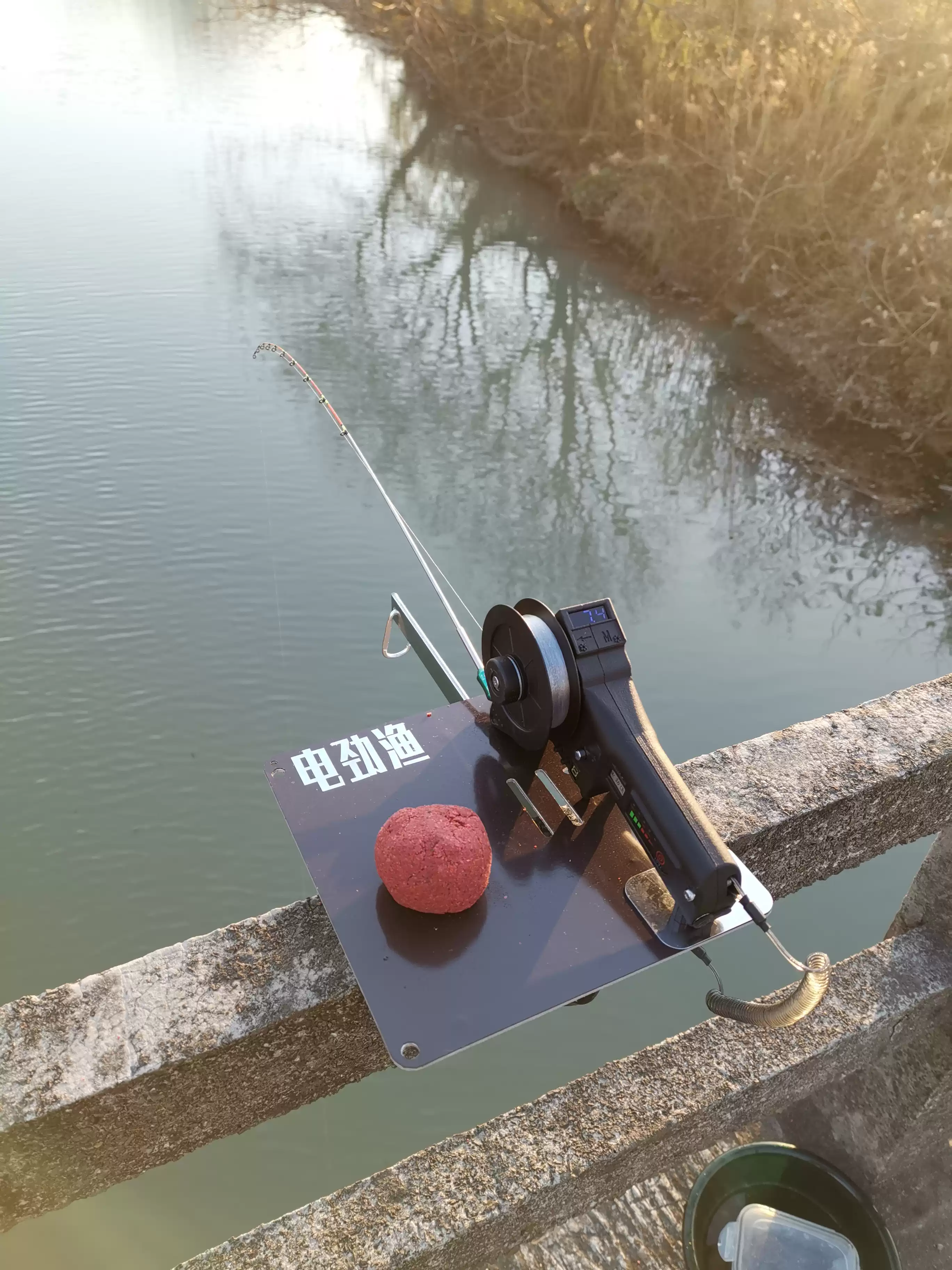 电劲渔电动渔轮电动公鱼轮电动桥筏冰钓轮筏钓轮自动钓鱼竿