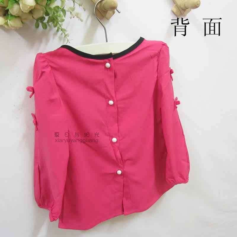 Chemise fille à manche longue en polyester - Ref 2086241 Image 10