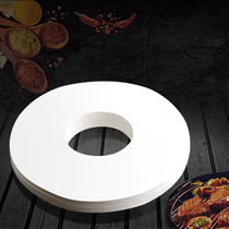 Round ring barbecue paper thickened hot pot roast shabu all-in-one pot barbecue non-stick paper baking paper 500 sheets can be customized
