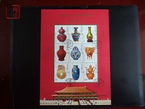 2012 China tax stamps 9 complete sheets of Forbidden City treasures stamped with commemorative stamps