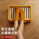 Qiaotina electric foot warmer household solid wood heater for winter cold protection small foot warmer portable fire box