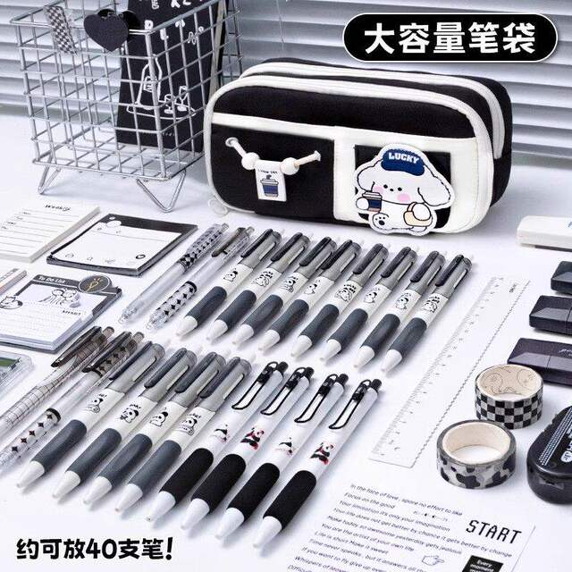 Super Durable and Cute Puppy Pencil Case for Girls, 2026 New Trendy High-Value Ins-Style Stationery Box for Girls, Large Capacity for Middle and High School Students, Boys' Pencil Case, Niche Style for Boys