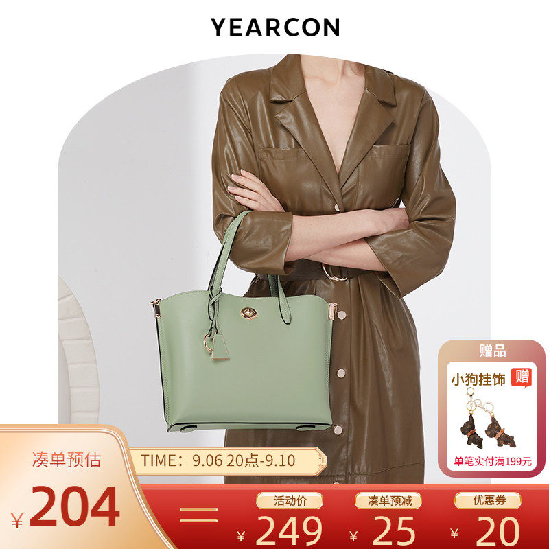 Yierkang bag women's spring handbag 2022 new messenger bag texture all-match shoulder bag large-capacity hand carry