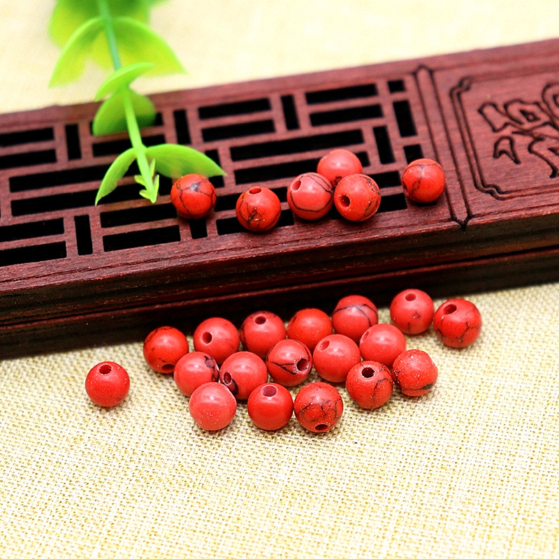 Sepal Beads Accessories Star Moon Handstring Accessories Beads Car Pendant Beads Sweater Chain Accessories Artificial Red Pine Stones 1-Taobao