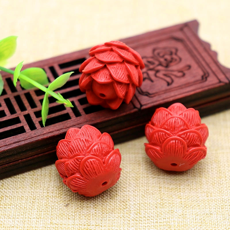 Zhu Sands New Fukui Floral Handmade Children Ornament Materials Diy Zhu Sand Accessories Key Button Five Floors Lotus-Taobao