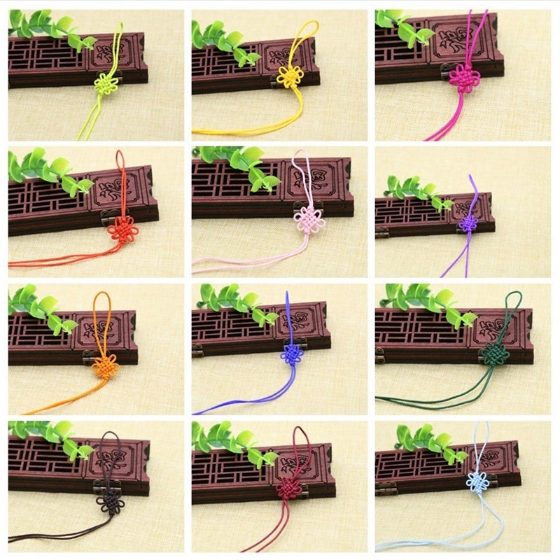 Jade Line Chinese knot Handmade material Knitwear Accessories Diy Trinket Accessories Rope Pocket Small China Knot