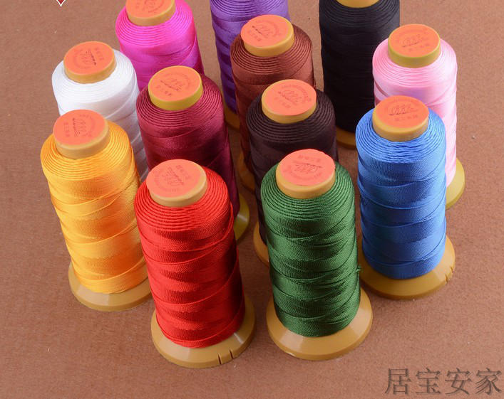 Trang sức Vòng cổ Jade Line Bracelet Winding DIY Baby Taiwan Cotton Fiber Line Gold Three Fish 12 Strand - Vòng đeo tay Clasp vòng gỗ trầm hương