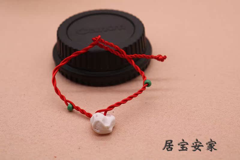 Vòng tay em bé Hòa bình Handmade Red Rope Vòng tay Vòng chân Hòa bình Truyền thống Lợn lắng nghe Xương Fidelity đánh bóng - Vòng chân lắc chân nữ vàng đẹp
