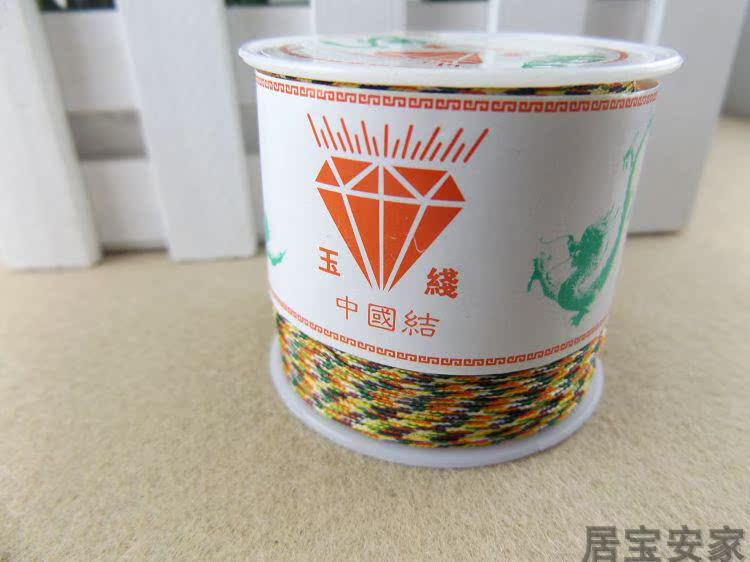 Dây chuyền ngọc bích Đài Loan dây chuyền vàng dây chuyền DIY dây đôi dây đỏ vòng tay dây kim cương nút dây 72 dòng ngọc - Vòng đeo tay Clasp vòng tay bạc