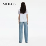 [Антибактериальные анти -медить] Moco Spring и осень Love Diamond Driald Emlemprodery Короткая хлопчатобумаж