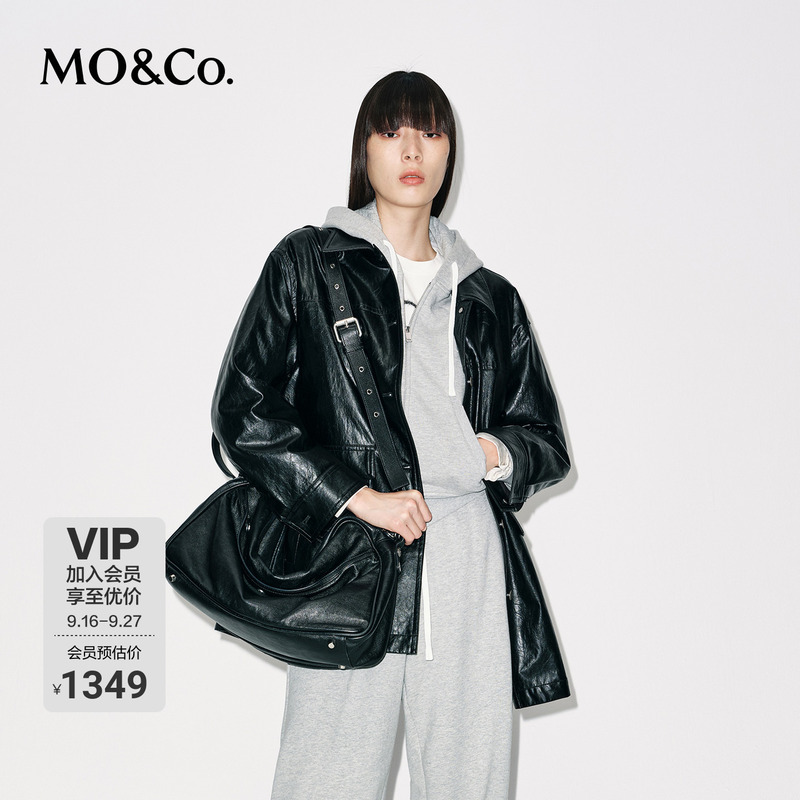Moco down Jacket 90% Duck down Light Punk Style [Light Warm Roaming Series] Moco