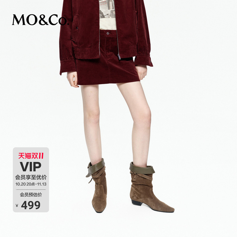 Moco Skirt 2026 Autumn New Corduroy Elastic Micro-A Straight Short Skirt Retro Nostalgic Mbf3Sktt09 Moco Skirt 2026 Autumn New Corduroy Elastic Micro-A Straight Short Skirt Retro Nostalgic Mbf3Sktt09
