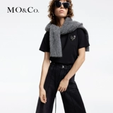 [Антибактериальные анти -медить] Moco Spring и осень Love Diamond Driald Emlemprodery Короткая хлопчатобумаж