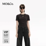 Рубашка MOCOT со складками на талии, текстурированный топ из хлопка Tencel, Moanke