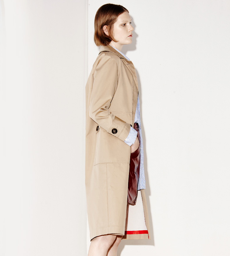 Trench pour femme MO CO     en Coton - Ref 3225645 Image 13
