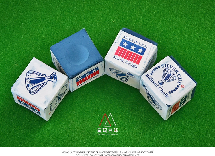 [Hoa Kỳ] Bạc Cup SilverCup bột sô cô la màu xanh da trời chín bóng Bi-a Trung Quốc bột bóng nhập khẩu bàn bi a 9018