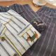 Striped dog ຝ້າຍບໍລິສຸດ brushed velvet pajamas ຄູ່
