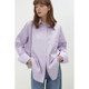 Fan Luo 2024 Spring Solid Color Shirt Women's Retro Design Niche Loose Versatile Top Long Sleeve Shirt