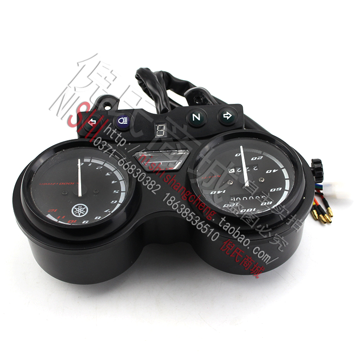 Xe máy Yamaha Tianjian 125 lắp ráp dụng cụ xe máy YBR125 mét Tianhao mã bảng Châu Âu hai mét đồng hồ công tơ mét xe máy điện tử