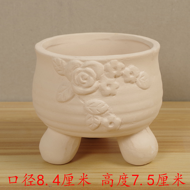 Tự làm vẽ tay vẽ thịt thịt gốm trắng khuôn màu hoa chậu cá tính hoa văn màu khuôn - Tự làm khuôn nướng khuôn kem silicon
