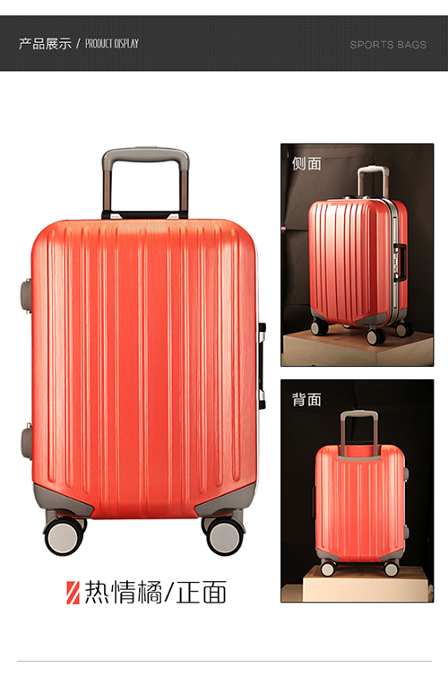 Polo Sport Paul 22 inch hành lý khung nhôm xe đẩy trường hợp lên máy bay vali nhựa
