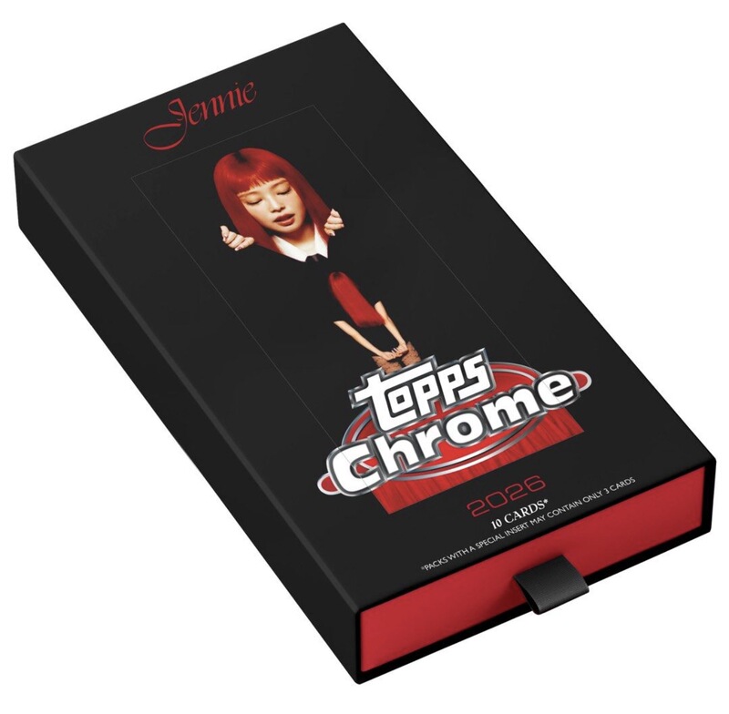 Topps Chrome 2026 Jennie Kim Jennie Chrome Box Card