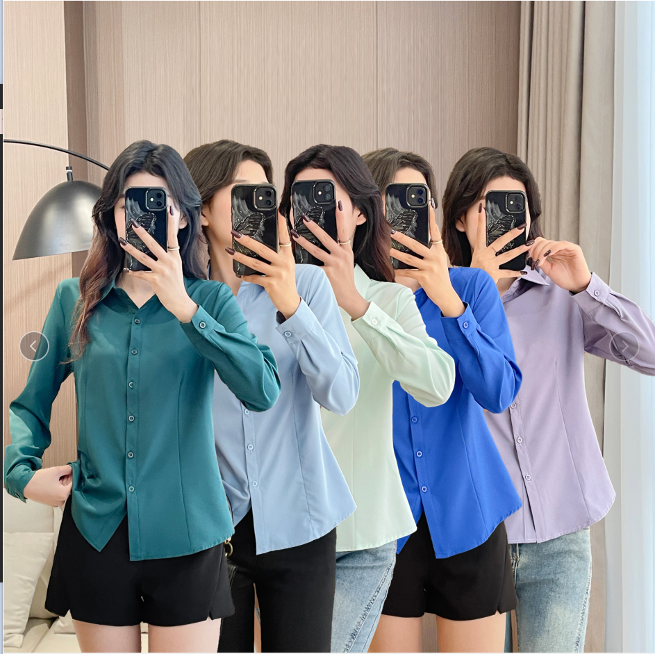 白シャツの女性の長袖 2019 春と秋のベルベット韓国スタイルのプロの作業服スリムフィット作業服ベースシャツ
