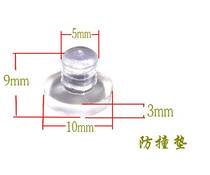Anti-crash grain silencing cushion for transparent large grain crashworthy cushion