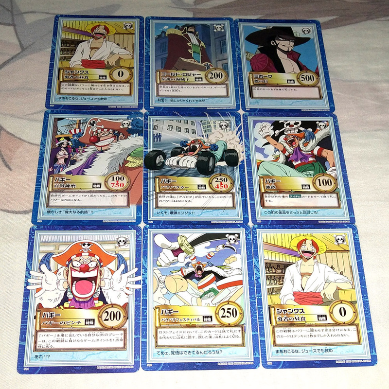 [Japanese Original Version] One Piece Collection Cards Shanks, Roger, Brook, Law, and Mihawk
