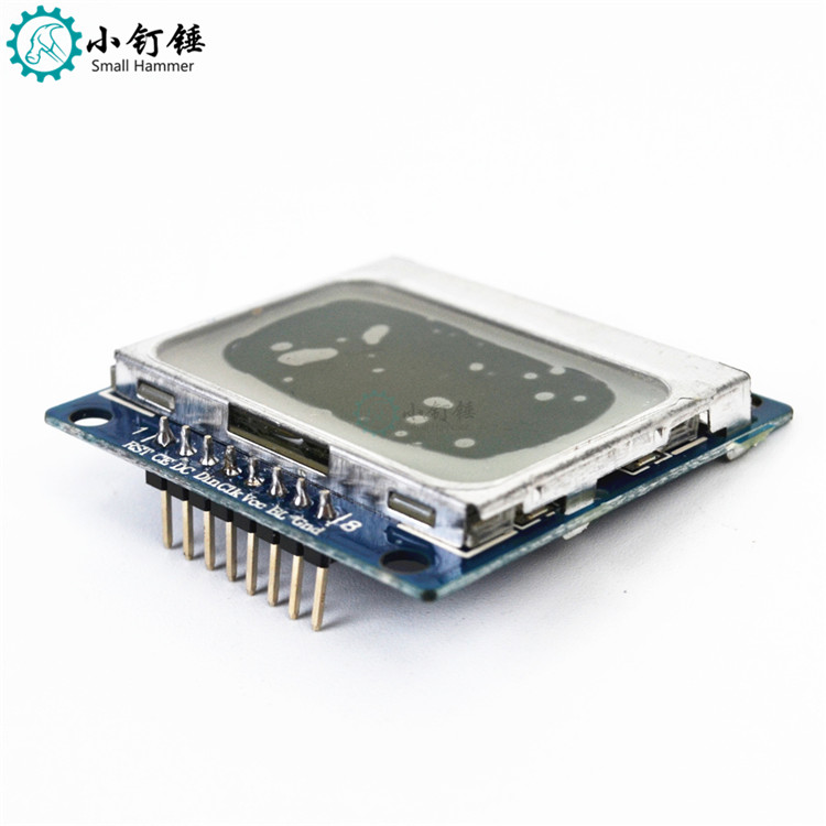 LCD液晶屏模块 5110屏 兼容3310 LCD蓝色 单片机开发板用
