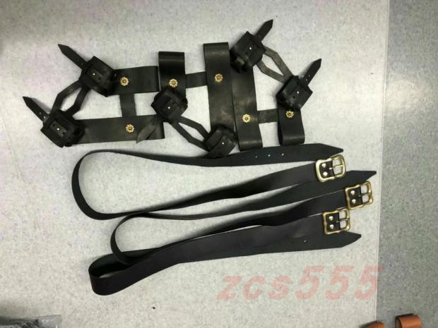 (hanging sword belt) Knight leather belt hanging sword with cow leather