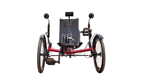 Электрический концентратор, мотор, литиевые батарейки, кресло, трехколесный лежачий велосипед, амортизация