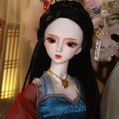 Red lotus ancient style full set of Debisheng doll ice series 3-point female doll 60cm joint bjd princess children's toys