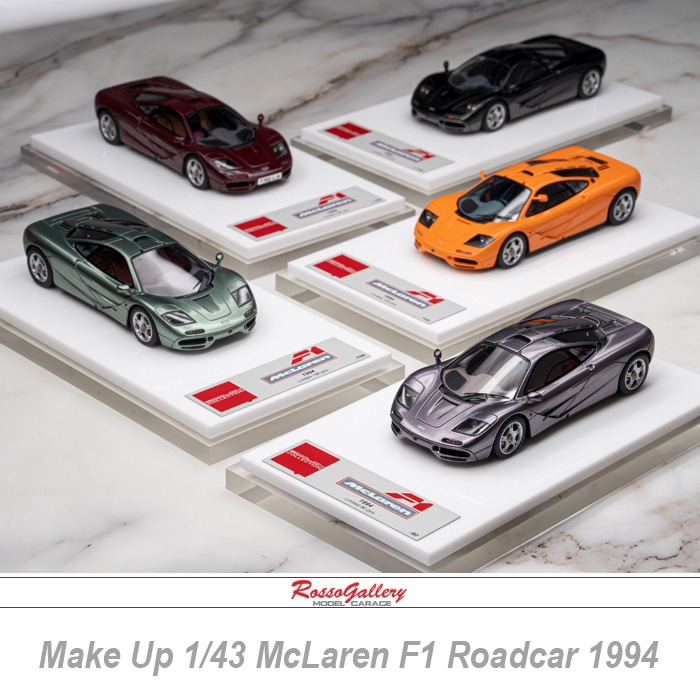 Make up Mu1/43 Mclaren Premium Car Model Mclaren F1 Bean Sprout Orange Gtr Gray Make up Mu1/43 Mclaren Premium Car Model Mclaren F1 Bean Sprout Orange Gtr Gray