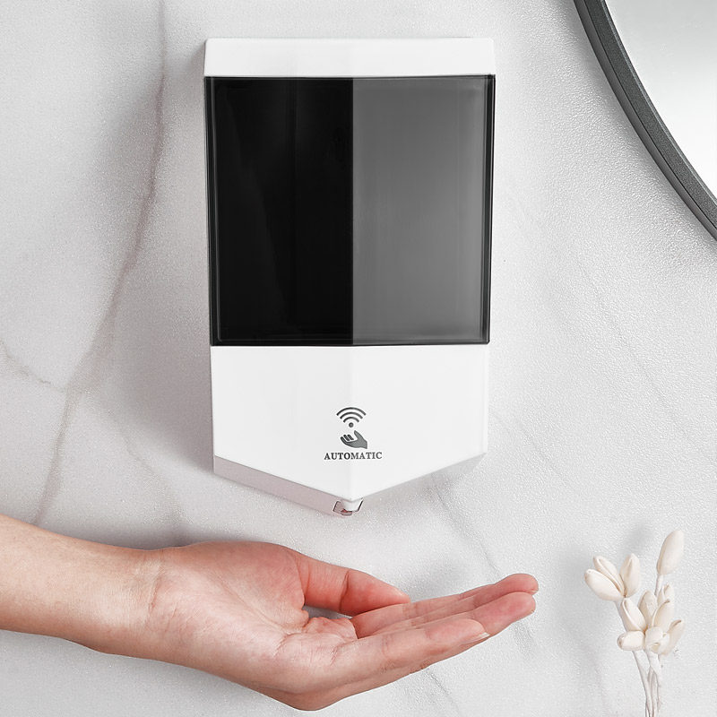 Punch-free automatic induction soap dispenser hotel toilet hand sanitizer household powder room wall-mounted smart hand sanitizer bottle