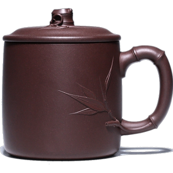 Mingyang raw ore purple sand cup fully hand-made decals
