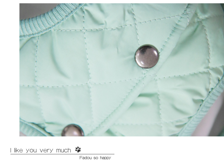 Quần áo chiến đấu chó quần áo mùa thu và mùa đông ấm áp Ba Ge Keji Teddy quần áo thú cưng dày bông vest vest - Quần áo & phụ kiện thú cưng phu kien cho meo