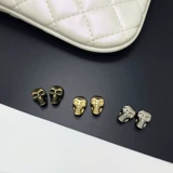 DIY Закрепление панк Diablo Skull Skin Skin Bag Bag Обувь DIY вспомогательные материалы аксессуары сплав маленький призрак