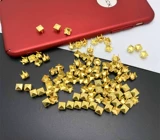 Аксессуар, квадратная золотая пирамида, «сделай сам», широкая цветовая палитра