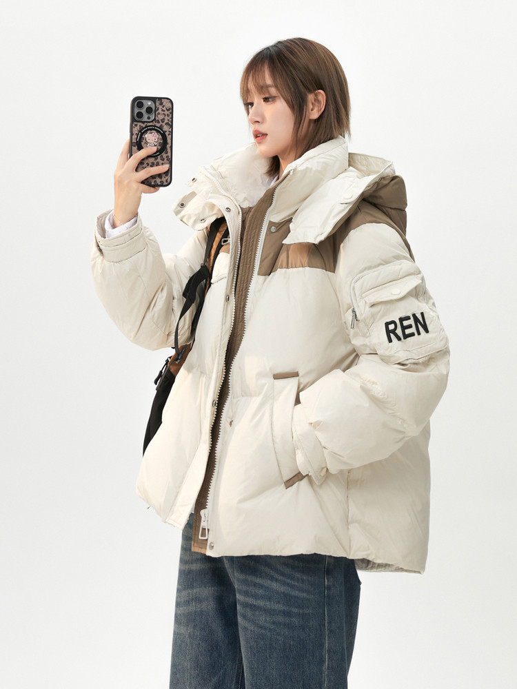 Tangshi Group Desso Short down Jacket for Women 2025 Winter New Fashion Versatile Thickened Warm Coat Trendy