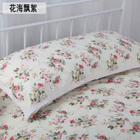 Khăn gối đôi dài 1,2 m 1,5 m dài 1,8 m Khăn bông cotton gối dài đoạn cộng với vải cao cấp mùa hè vỏ gối vuông