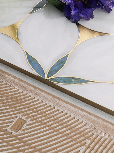 Французский ретро джаз белый свет роскошная плит