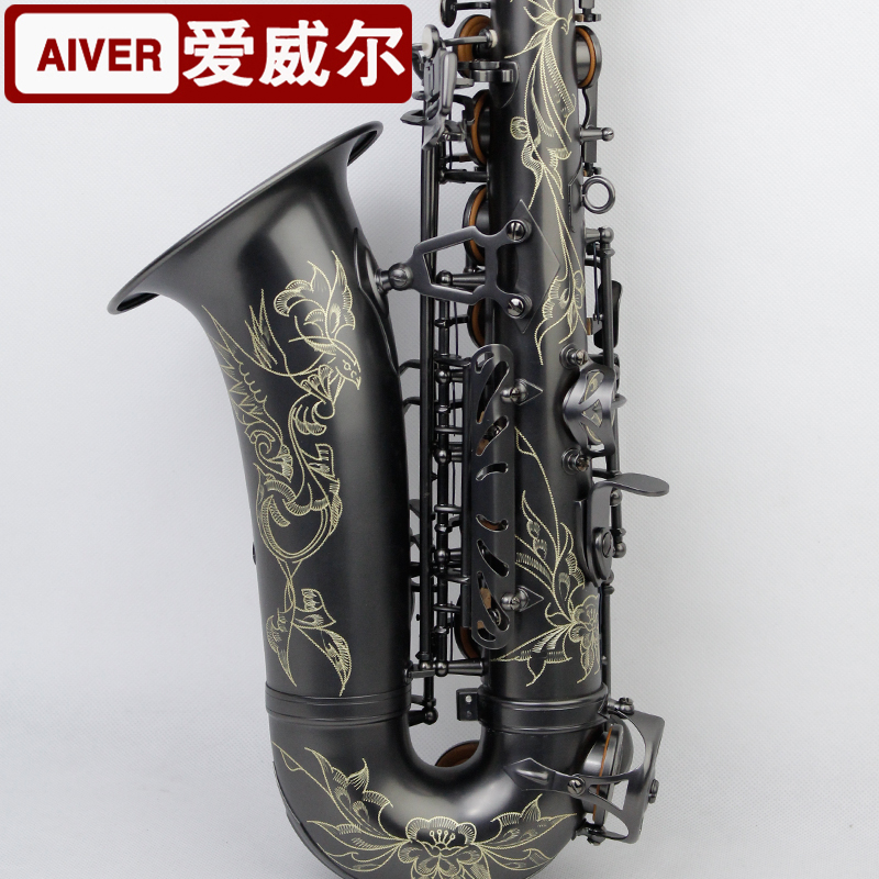 Alto saxophone black nickel-colored French imported students beginners play grade-examination saxophone