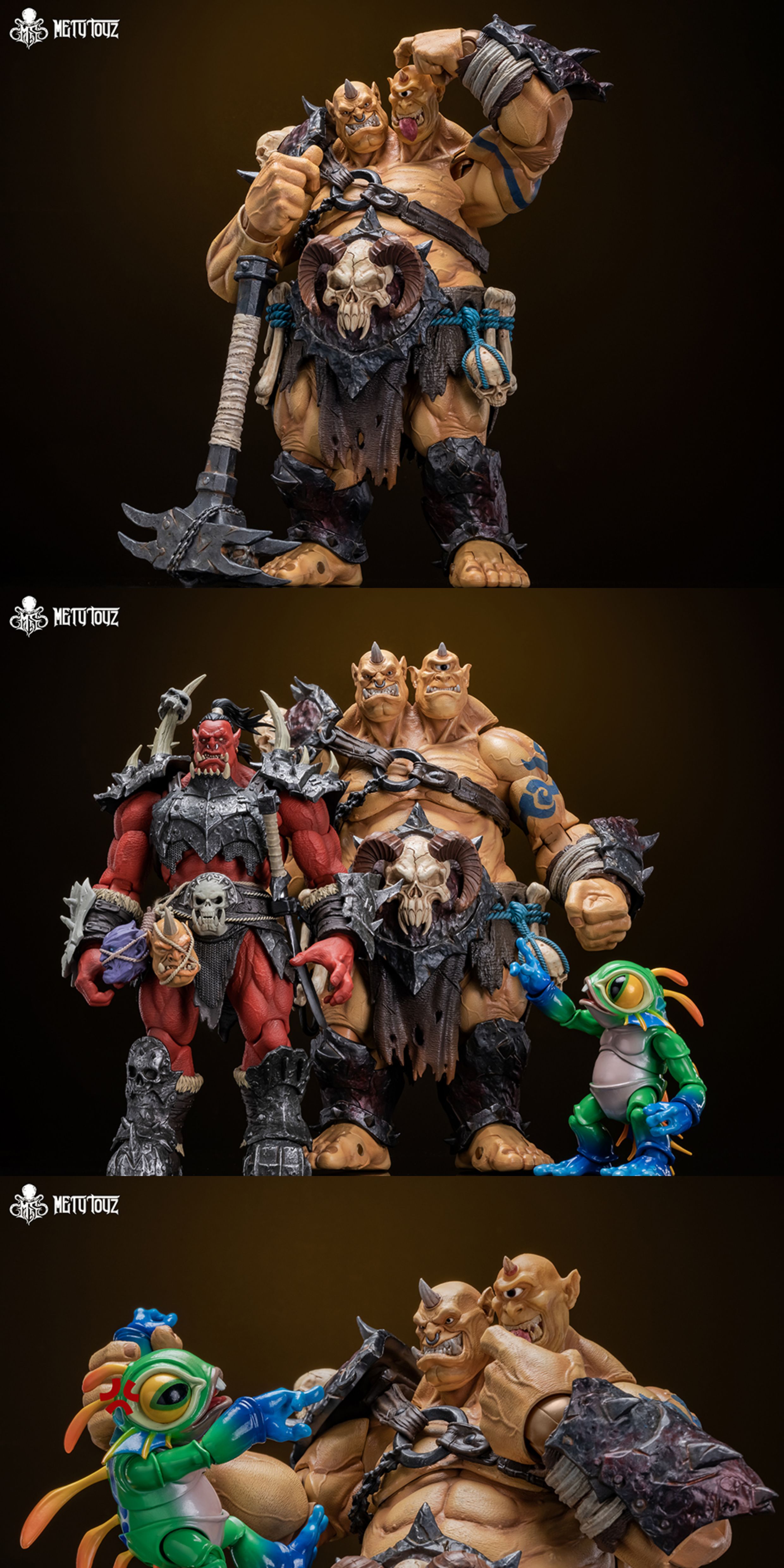METYTOYZ Adventurer's World Skull-Crusher Ogurus Action Figure