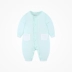 Chou Chou em bé sơ sinh jumpsuit 2019 mùa hè mới em bé phía trước hở cổ tròn romper nam và nữ baby romper - Áo liền quần