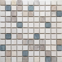Mix Color Stone Mosaic Wall Patch Natural Marble Antique Tile Bar Counter Balcony Background Wall Bathroom Toilet
