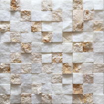 Imitation Ancient Stone Mosaic Wall Applique Natural Marble Gold Beyhan White Jade Section Bar Table Living Room Genguan Background Wall