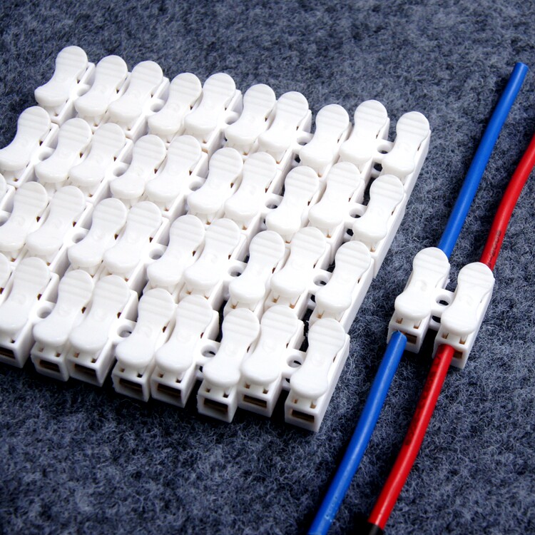 Two-position Press Type Plug-in terminal wire connection artifact electrical quick connector column CH-2 New
